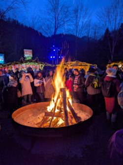 Feuerschale Weihnachtsmarkt