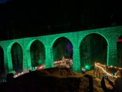 Ravennaschlucht Viadukt in grün